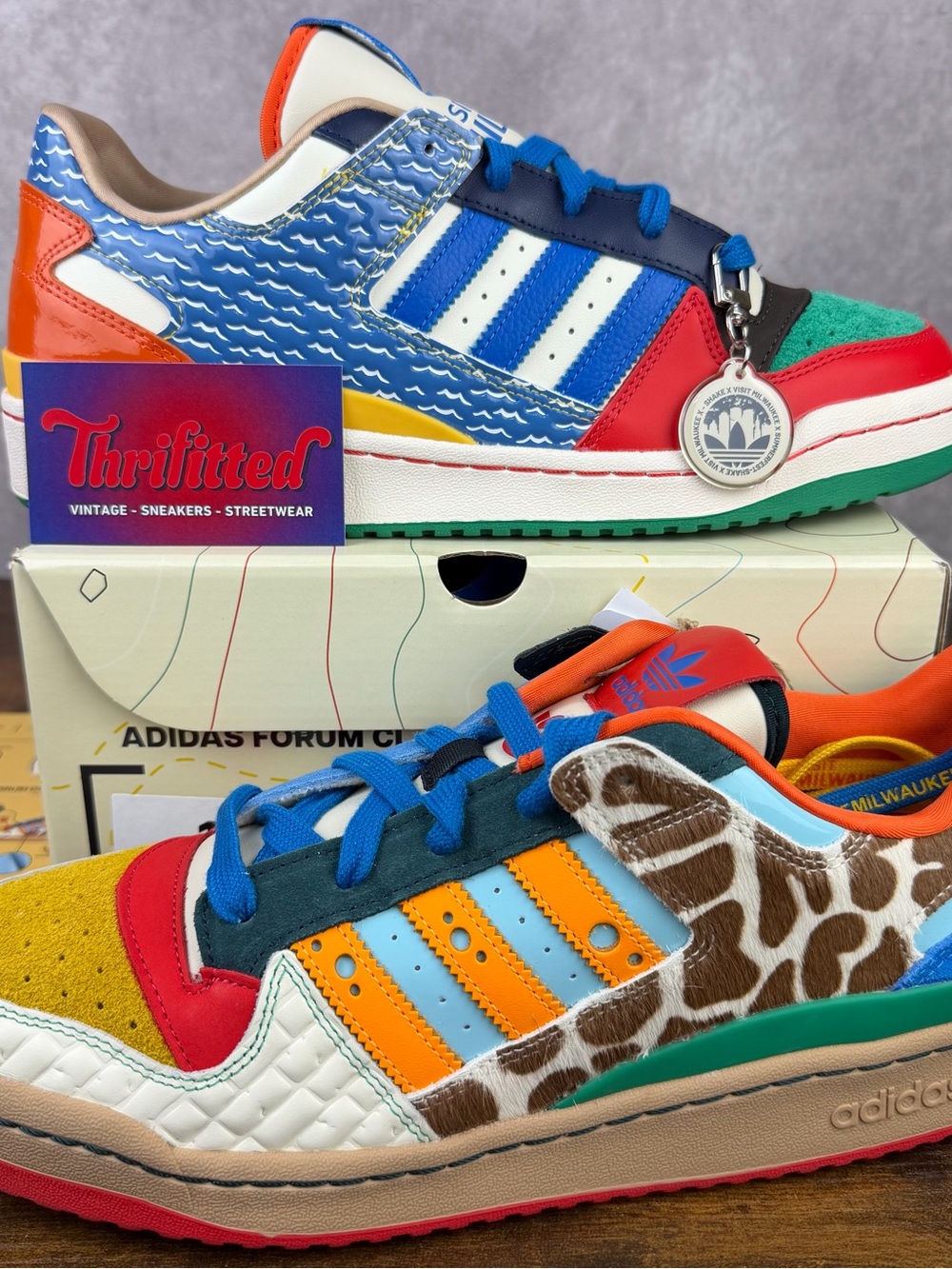 NEW adidas Forum Low CL Sneex What The Milwaukee Size 11 KH8065 / KH8058 Shoes